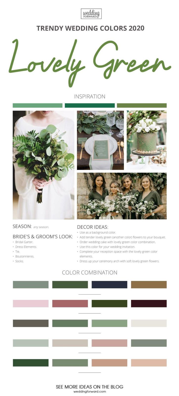 Top 10 Wedding Colors for 2020 Central Illinois Photographer
